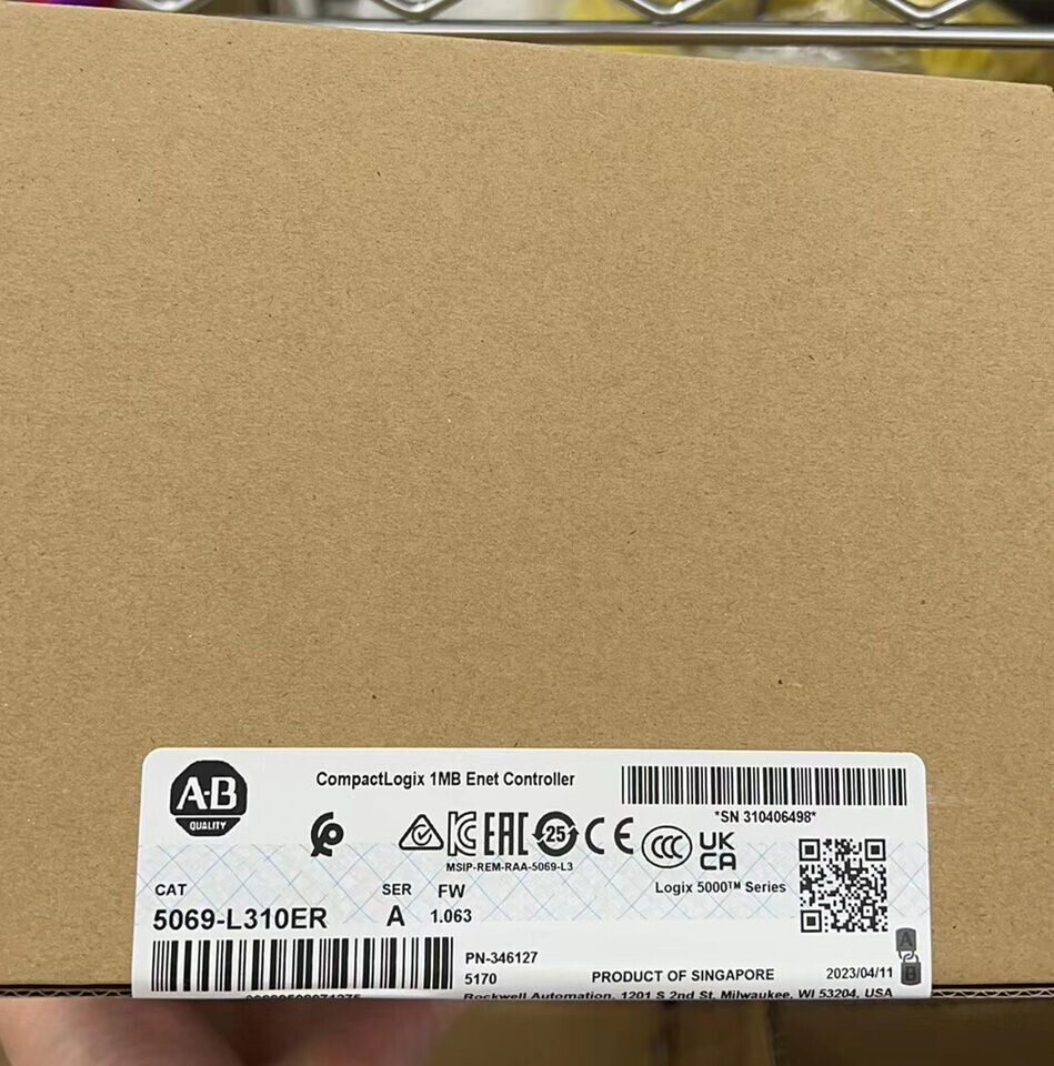 New Sealed Allen Bradley 5069-L310ER CompactLogix 1MB Controller Fast delivery