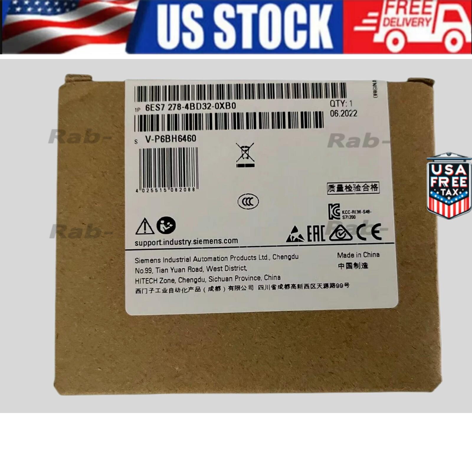New Siemens 6ES7278-4BD32-0XB0 SIMATIC S7-1200 6ES7 278-4BD32-0XB0