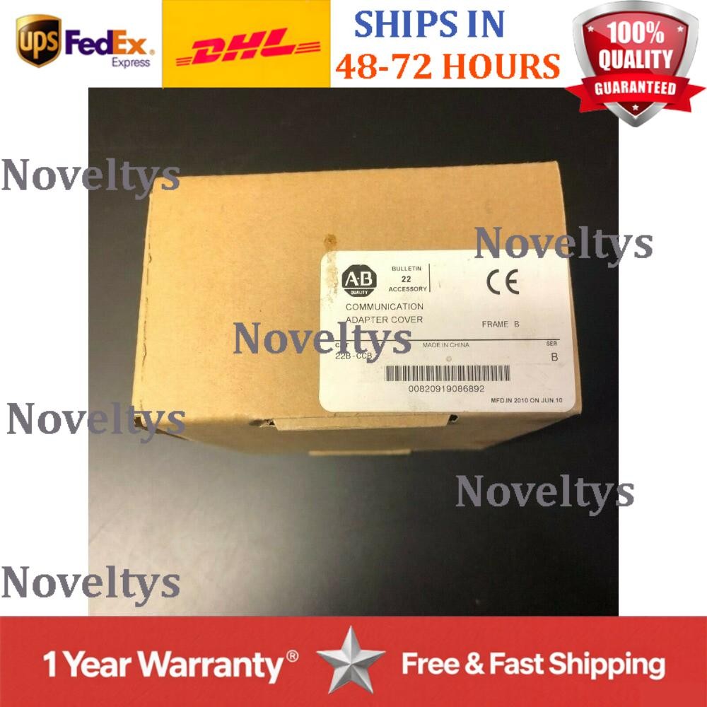 AB Communication Adapter Cover 22B-CCB NEW IN BOX 1PC 22BCCB US Free Tax