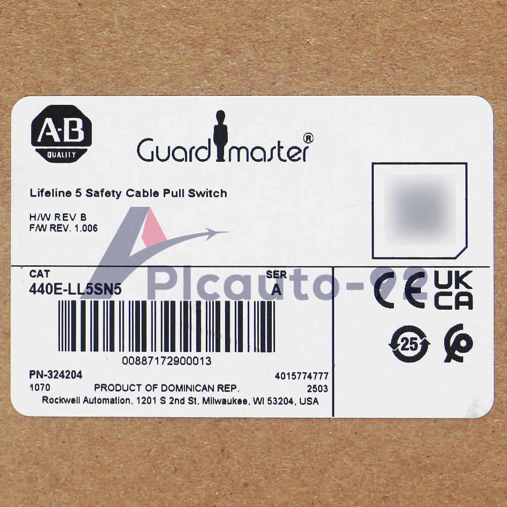 New Sealed 440E-LL5SN5 Allen Bradley 440E Lifeline Emergency Cable Pull Switches