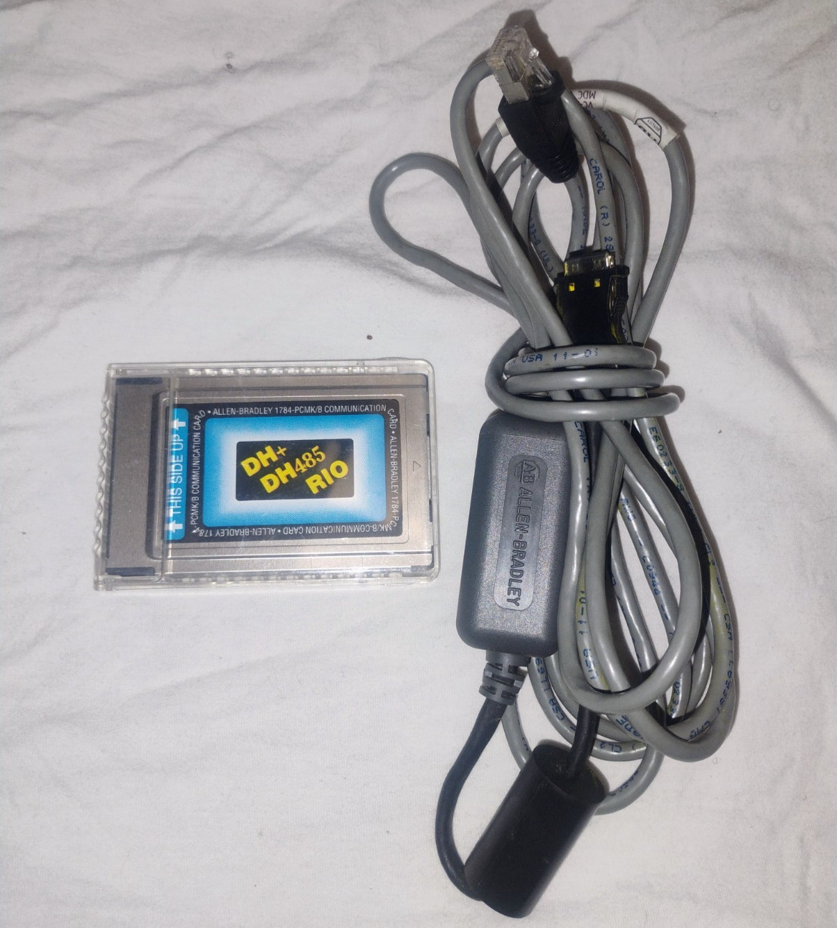 Allen Bradley 1784 PCMK Ser B Communication Card DH+ DH485 RIO PCMCIA PLC