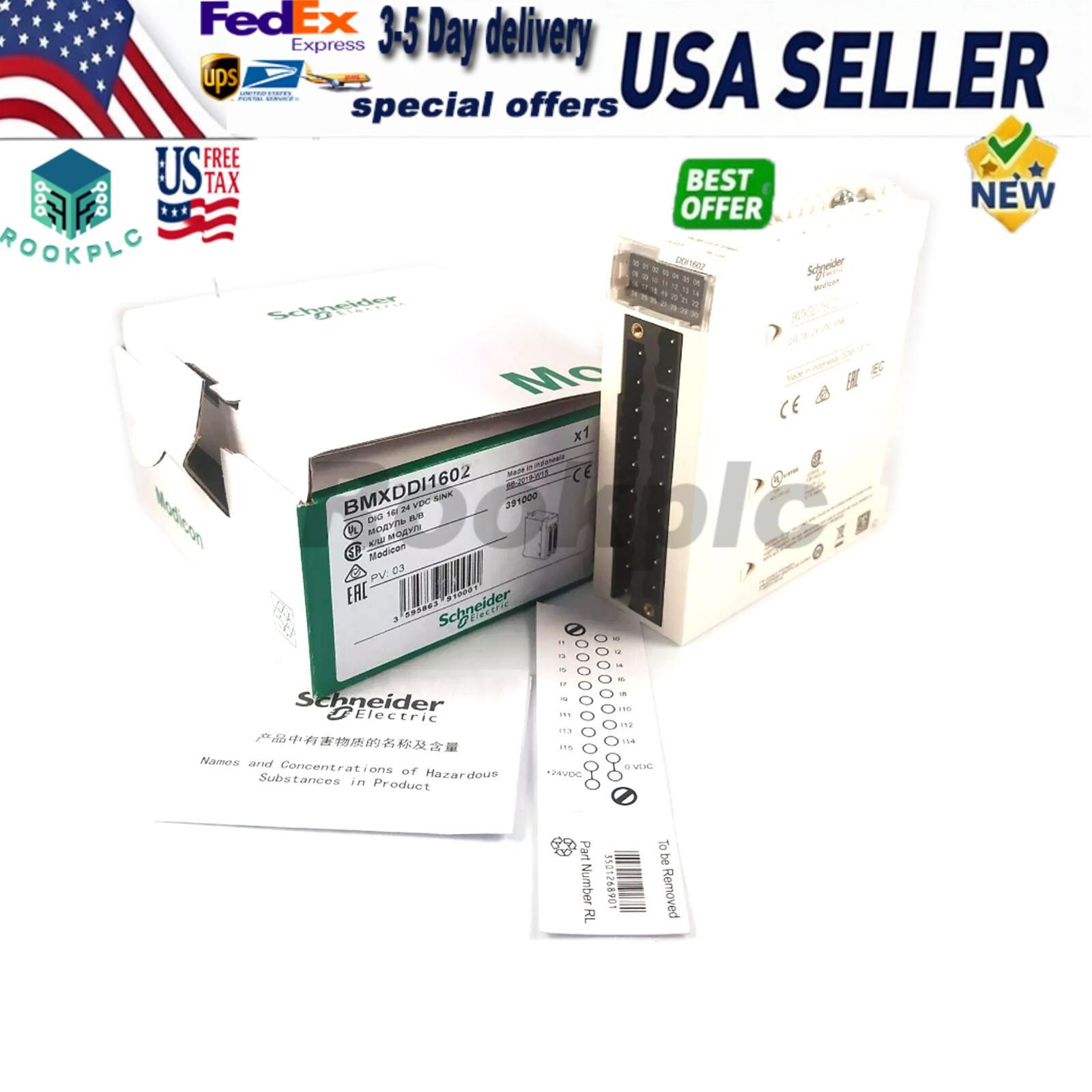 Schneider BMXDDI1602 PLC Module BMX DDI 1602 New free shipping US Free TAX