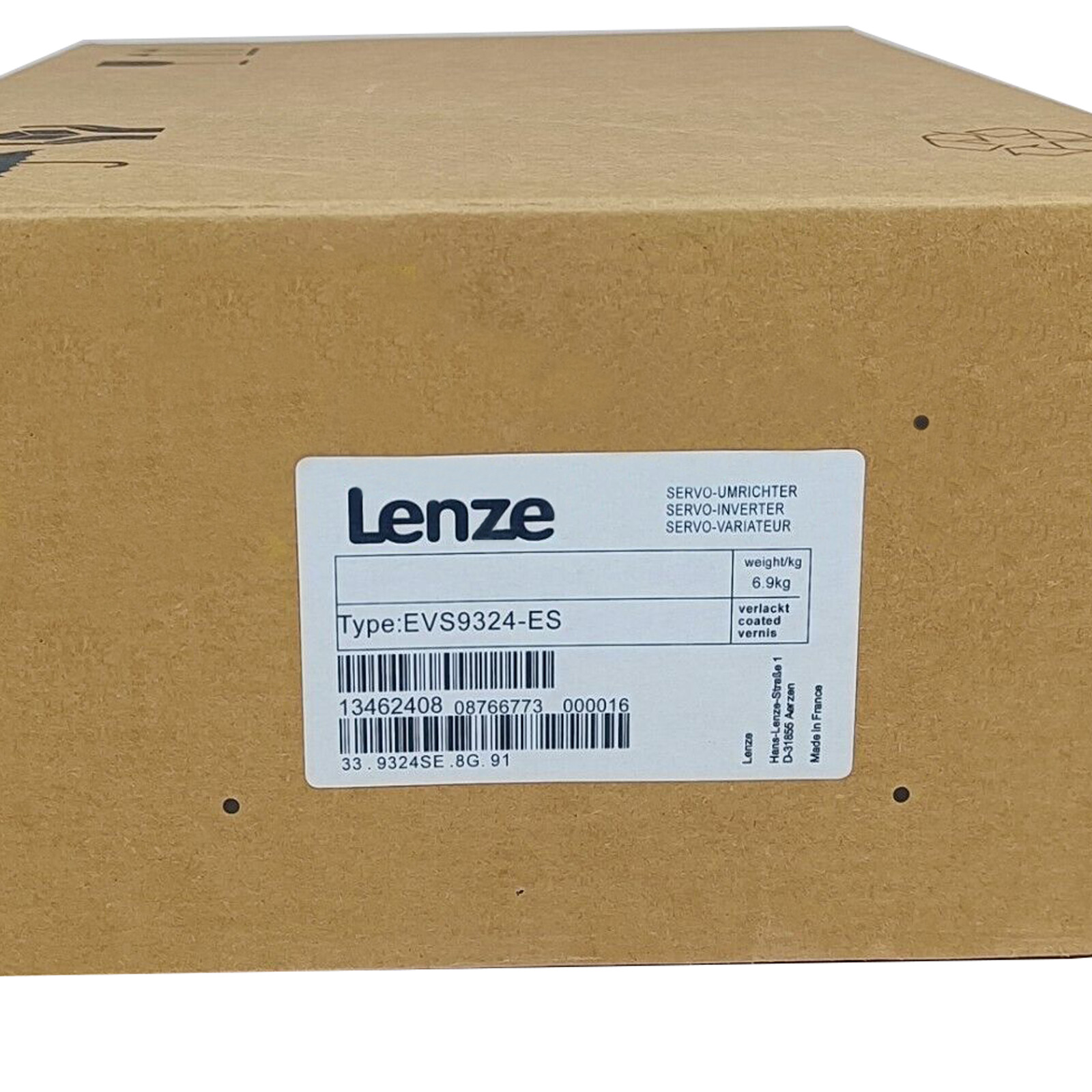 EVS9324-ES New Sealed Lenze Servo Driver Inverter EVS9324-ES