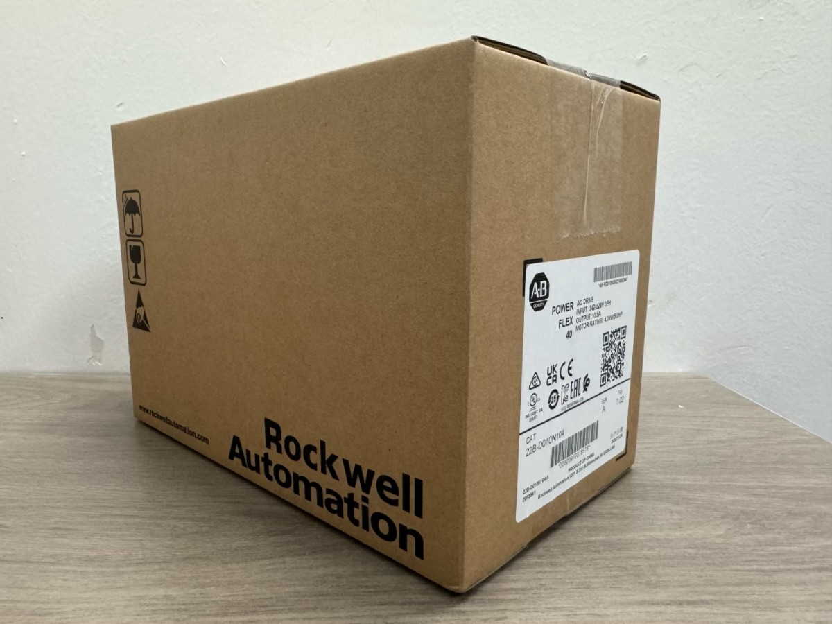 Allen Bradley Powerflex 40 22B-D010N104 AC Drive VFD 5HP 480V