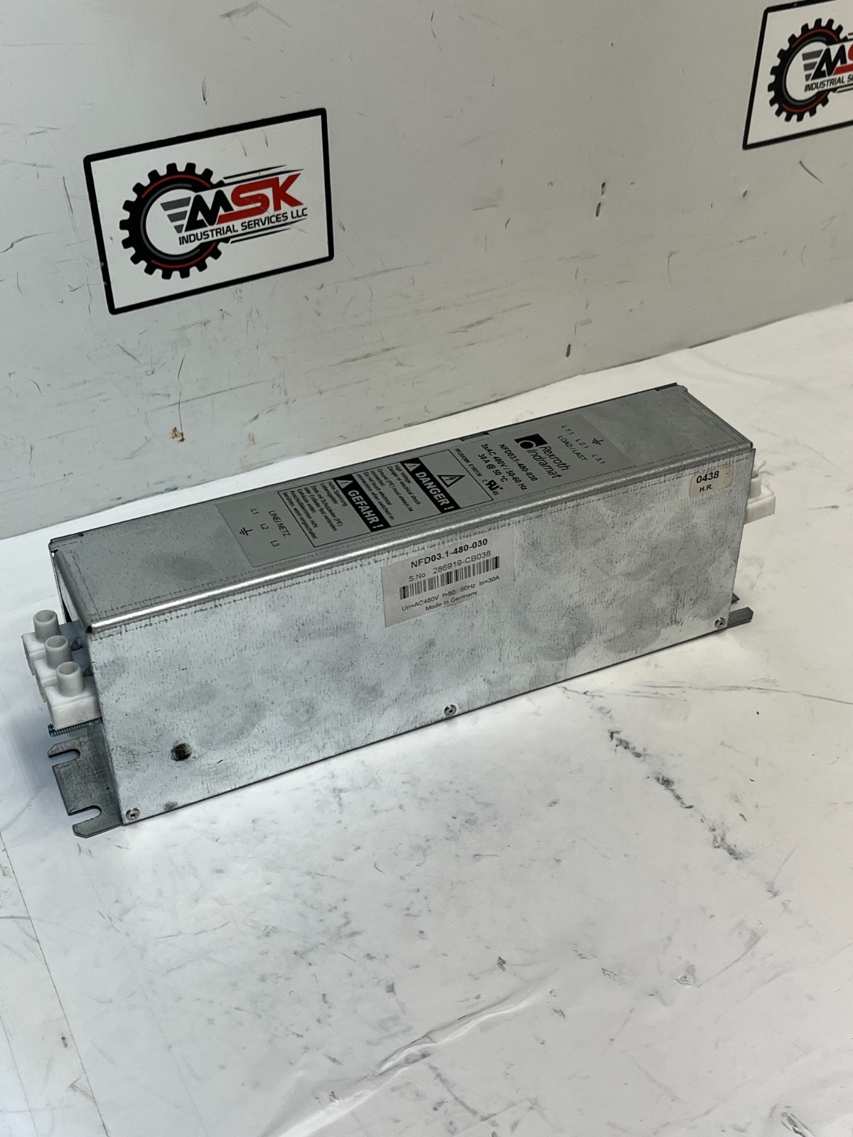 Rexroth Indramat NFD03.1-480-030 In-line Filter