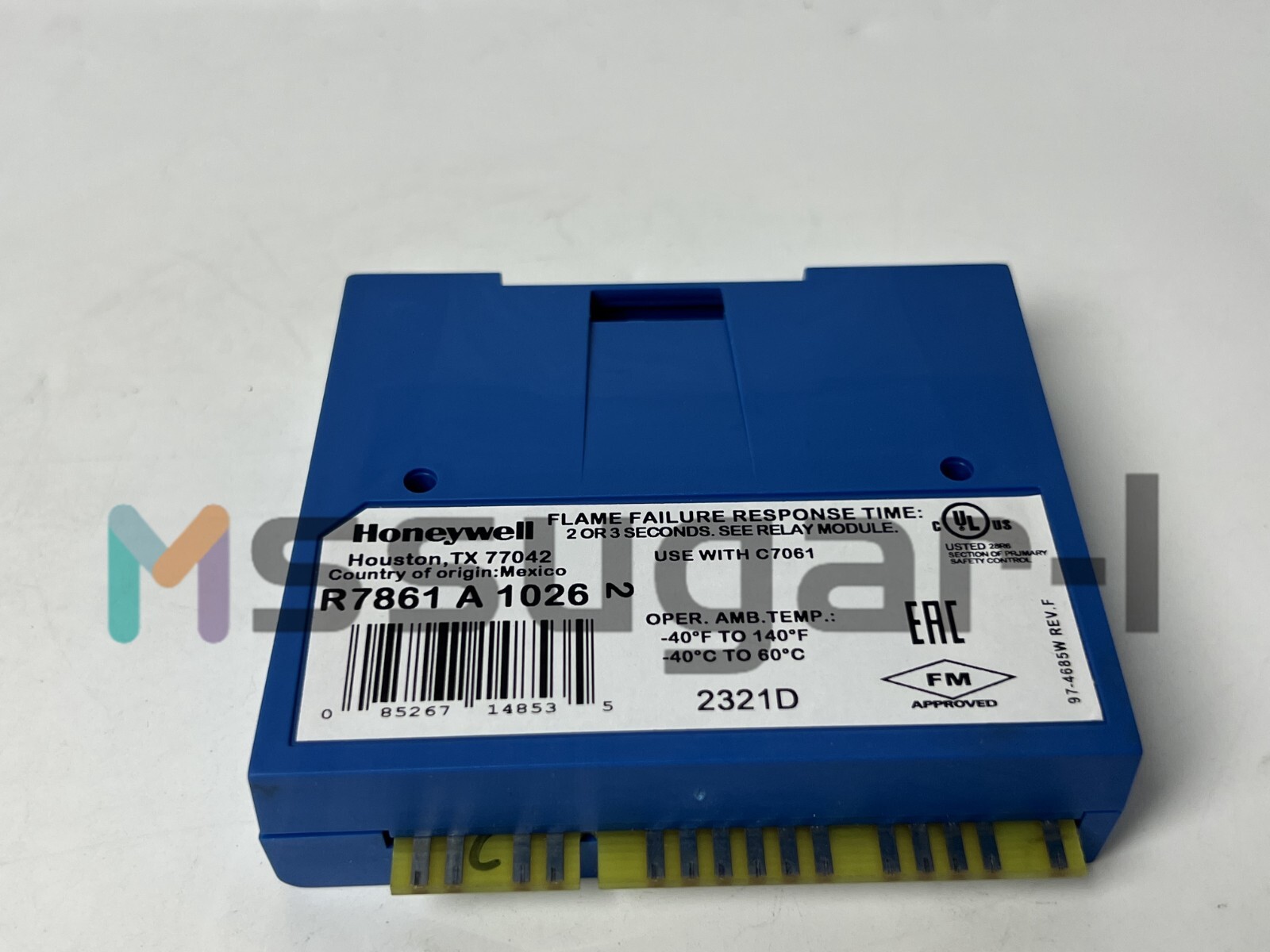 New Genuine HONEYWELL R7861A1026 Ultraviolet Flame Amplifier In Box