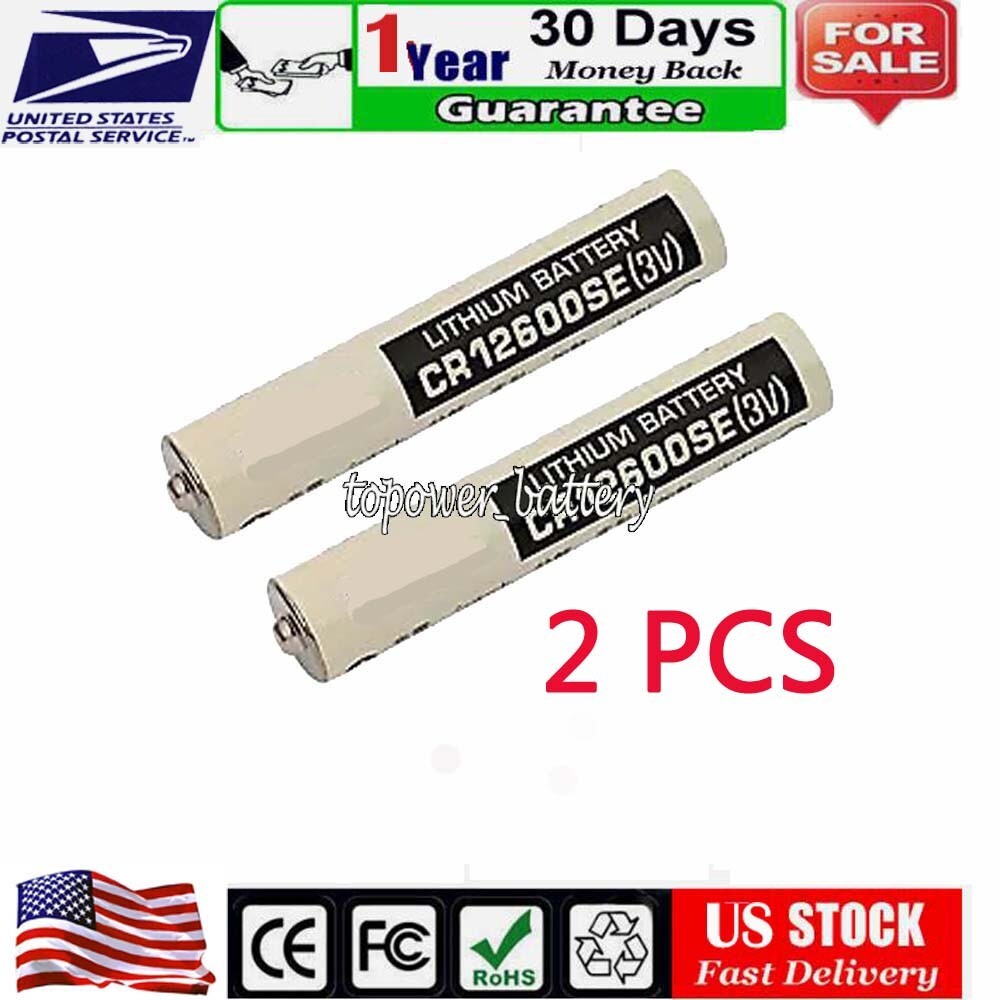 2PCS Battery For CR12600SE CR12600 PLC 740A0001 3V CR2NP CR-2NP CR 2NP PLC