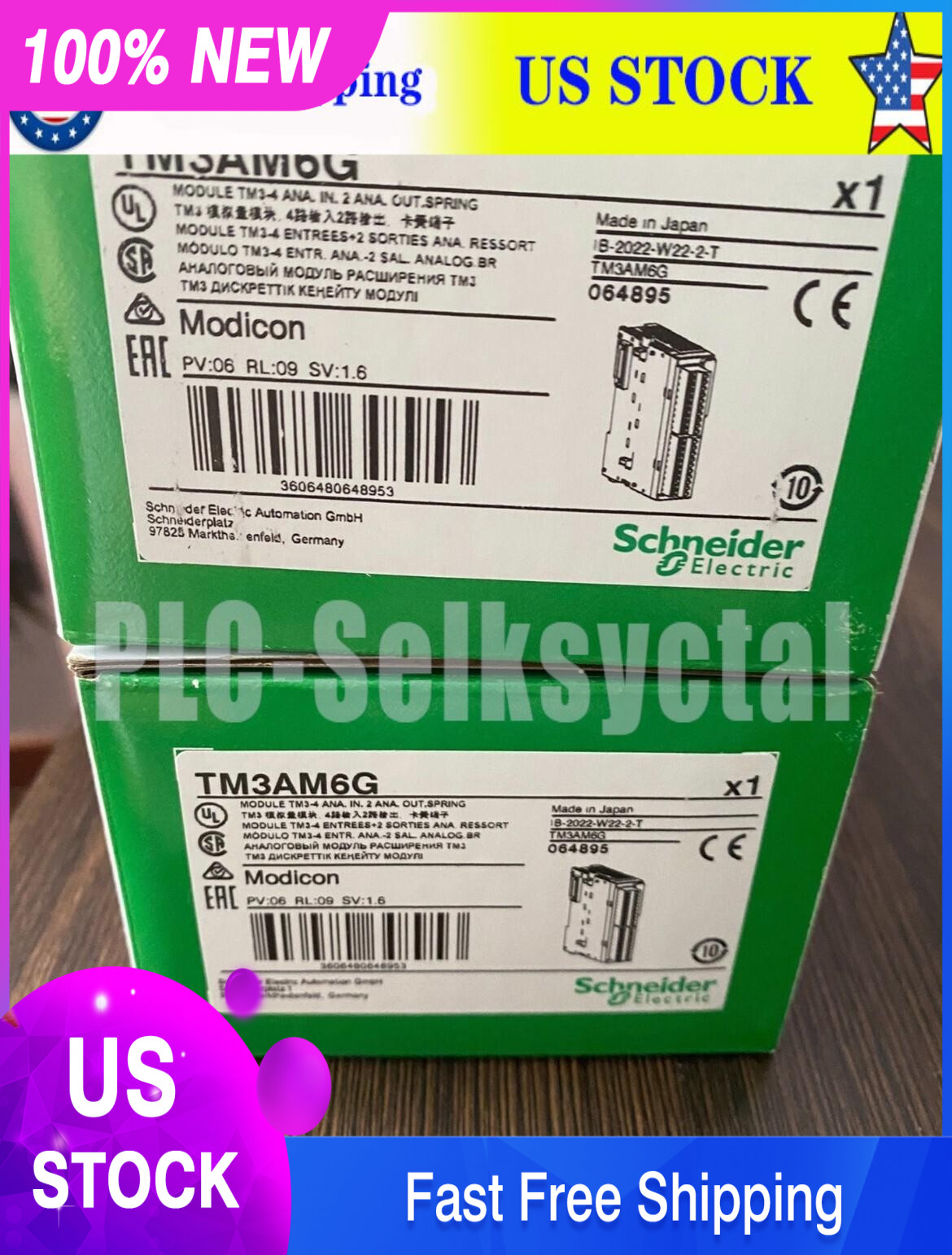 For plc module TM3AM6G With box US Free TAX