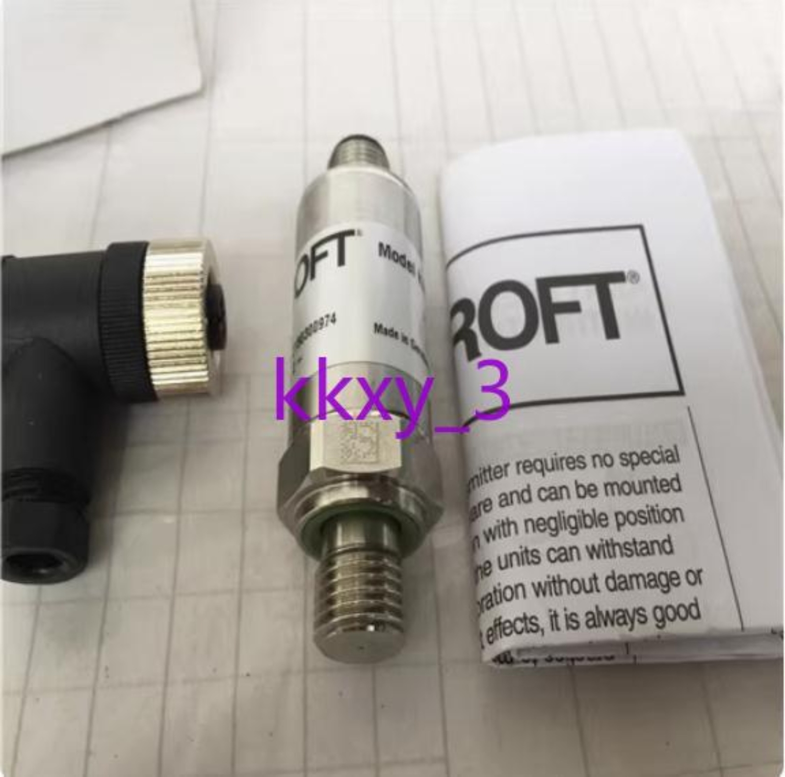1 PCS NEW IN BOX ASHCROFT pressure sensor KM41 400Bar 0-10VDC 12-32VDC