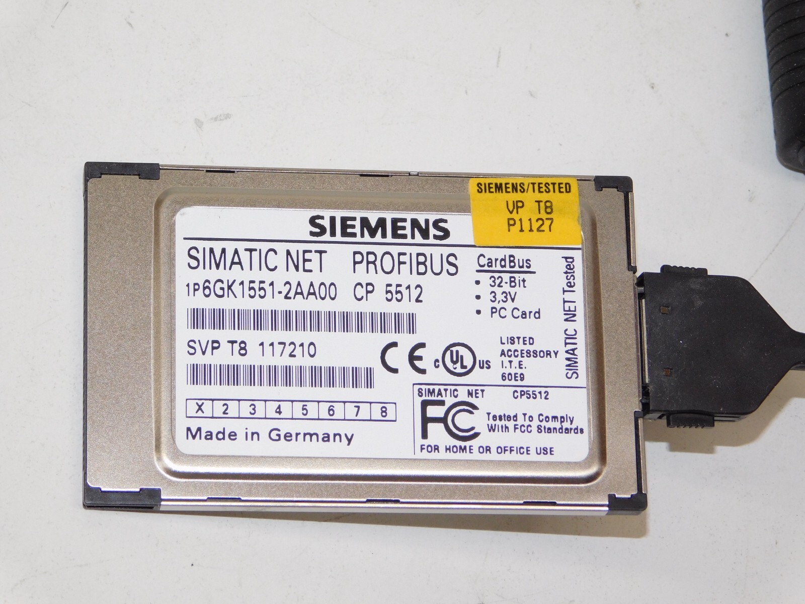 New Siemens 6GK1551-2AA00 Simatic Net CP5512 PCMCIA Card C79459-A1890-A10 Module