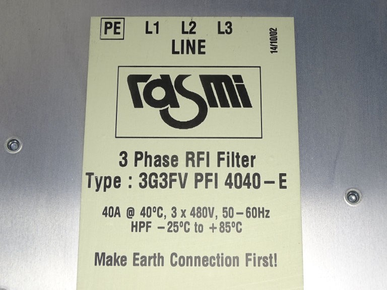 RASMI ELECTRONICS 3G3FV-PFI-4040-E FILTER