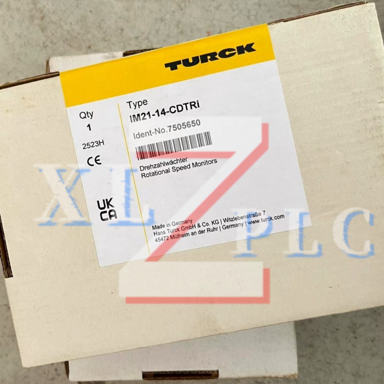 1PCS New TURCK IM21-14-CDTRI 7505650 Speed Monitorbda In Box*