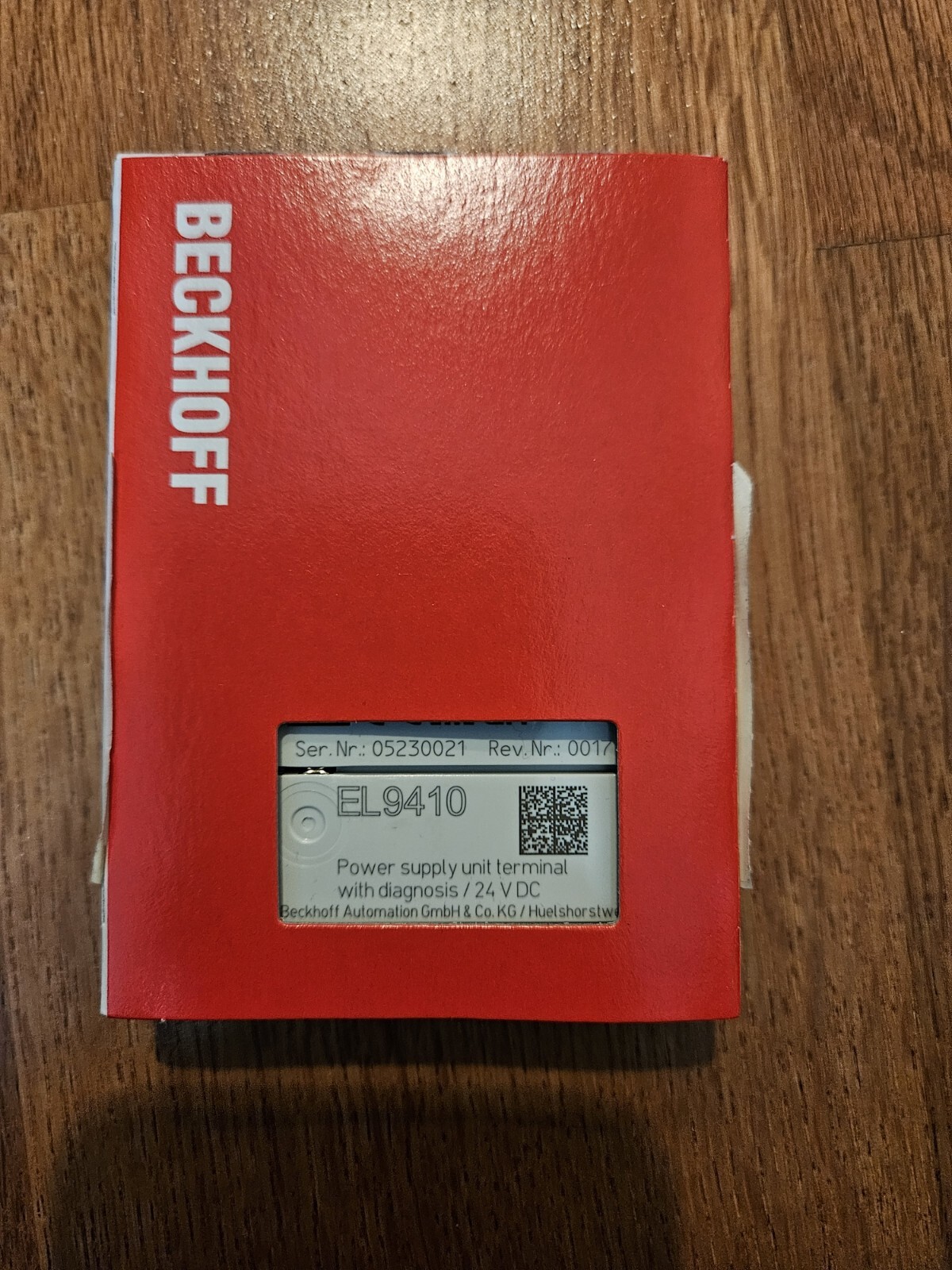 EL9410 1PC Beckhoff EL9410 PLC Module EL9410 New In Box