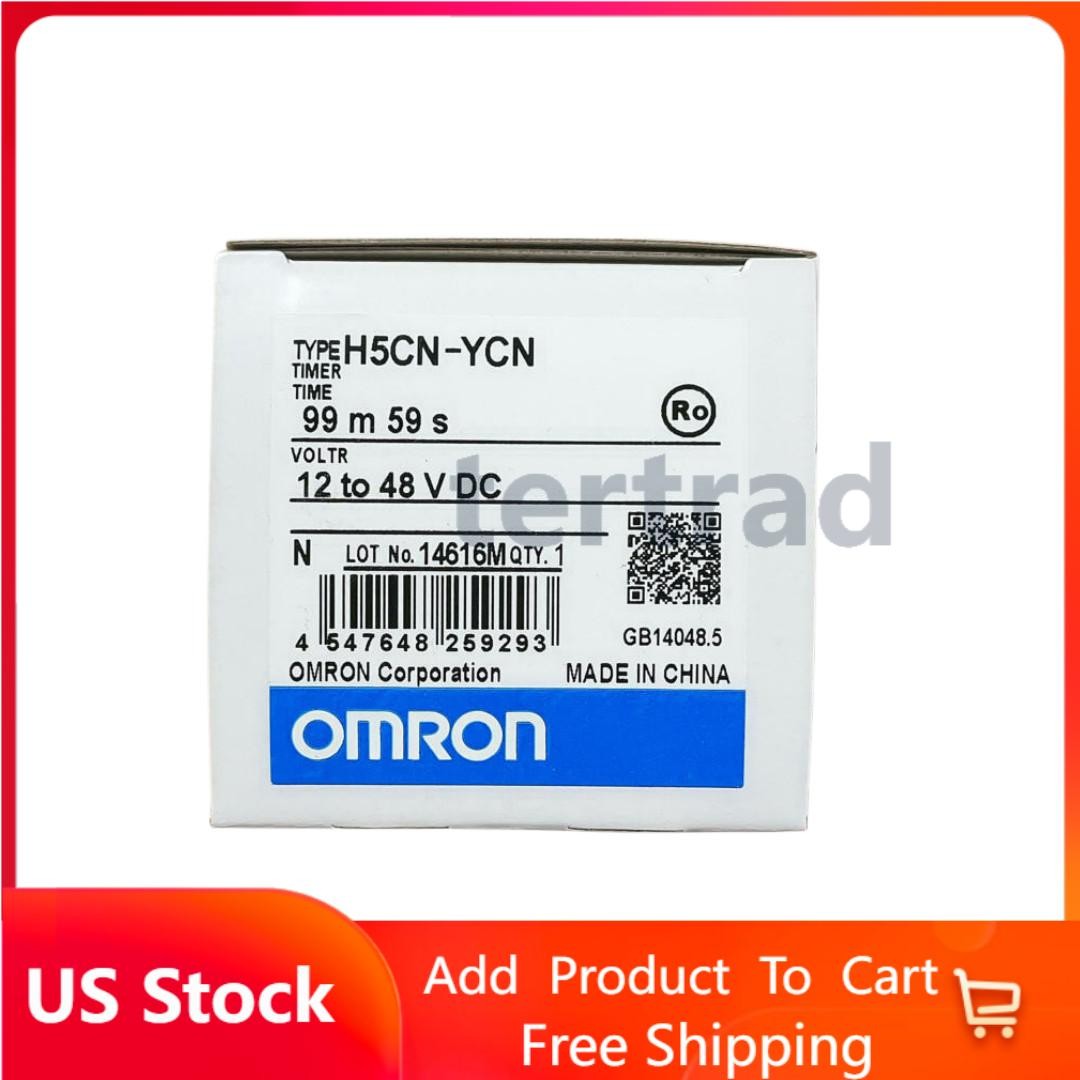 New In Box OMRON H5CN-YCN Timer Relay #XG2