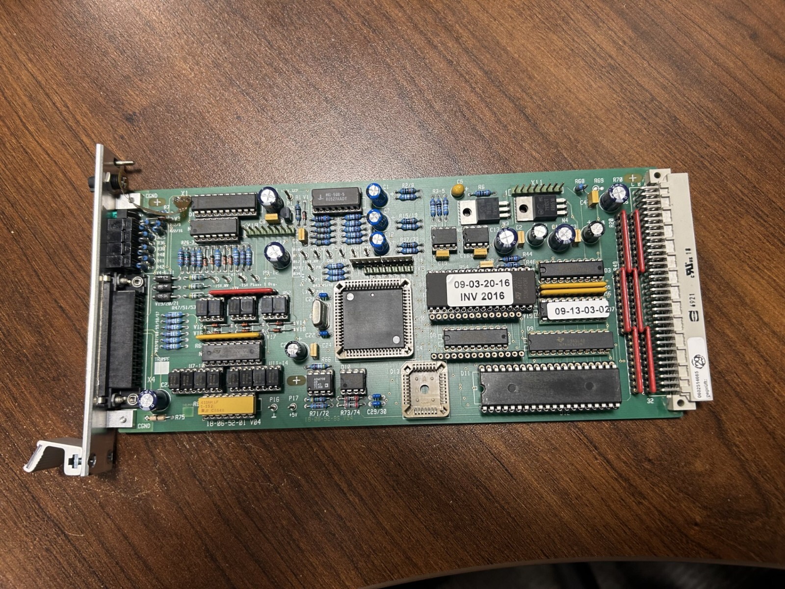 Trumpf / Haas Laser PCB Board, INV, 18-06-52-00/03 18-06-52-01, V04