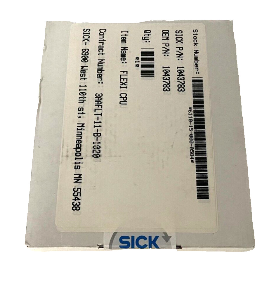 FACTORY SEALED Sick FX3-CPU000000 Safety Main Module
