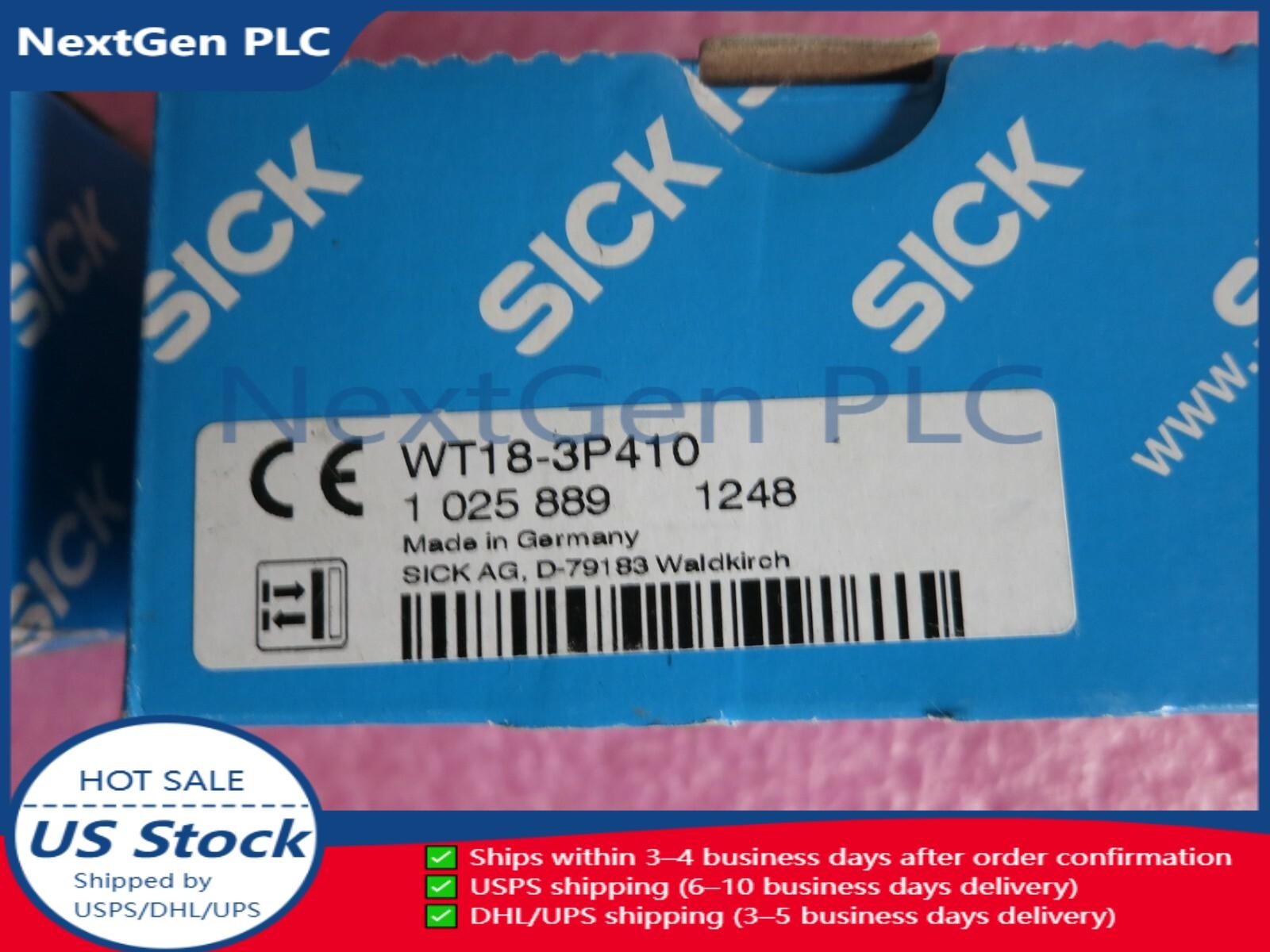 SICK WT18-3P410 Photoelectric Sensor New One WT183P410 Expedited Shipping