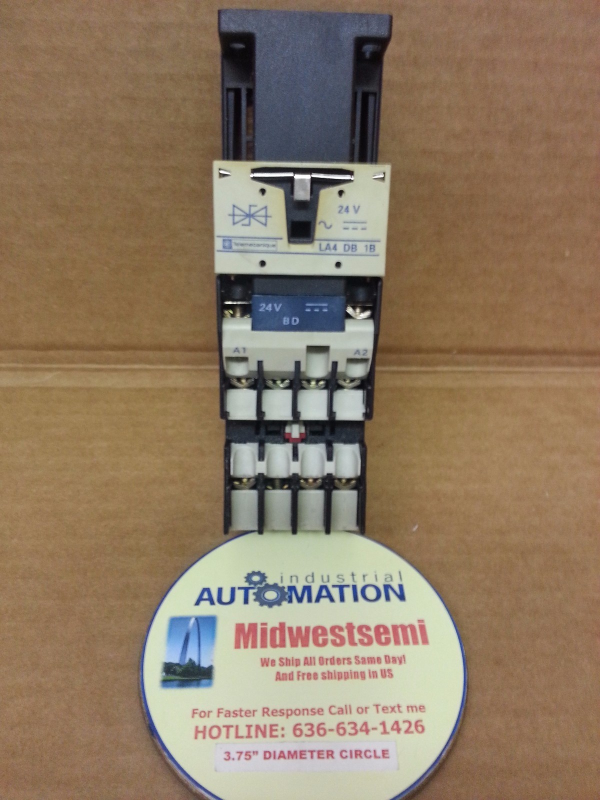 TELEMECANIQUE CA3DN62BDREQ3548G6 + LA1DN31 + LA4DB1B CONTACTOR SHIPSAMEDAY