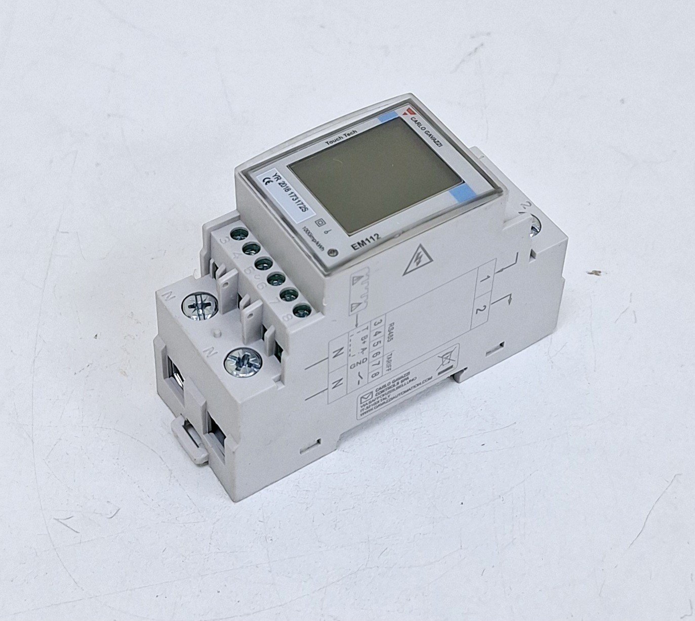 Carlo Gavazzi EM112-DIN.AV0.1.X.S1.X / YR 2018 173172S Self Power Supply