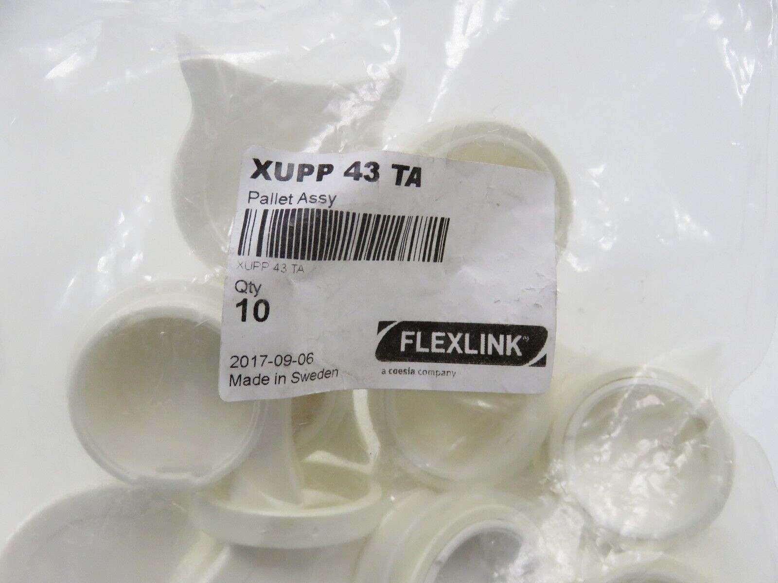 Lot of 10 FlexLink XUPP 43 TA Pallet Assy
