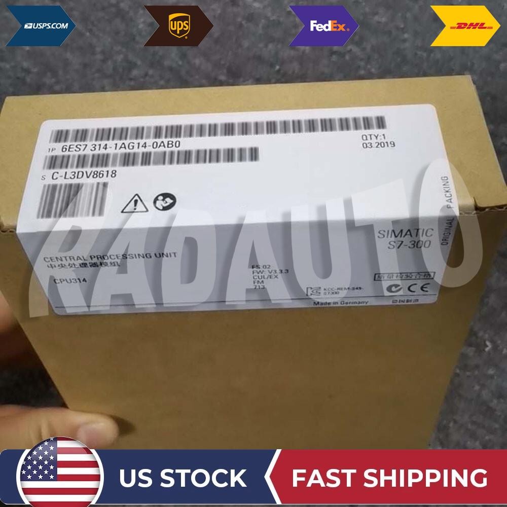 For Siemens 6ES7314-1AG14-0AB0 6ES7 314-1AG14-0AB0 CPU Module in Box