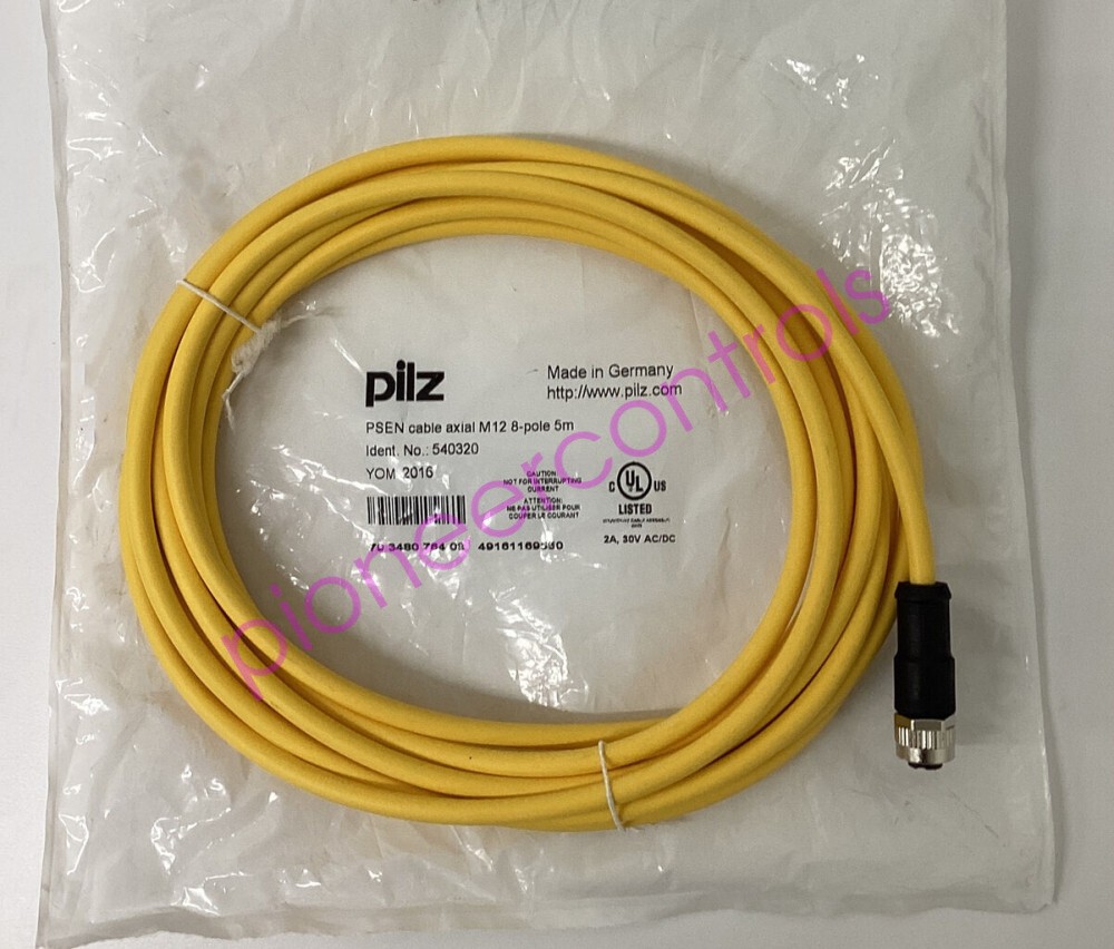 Pilz 540320 Cable Cordset M12 8-pole 5M