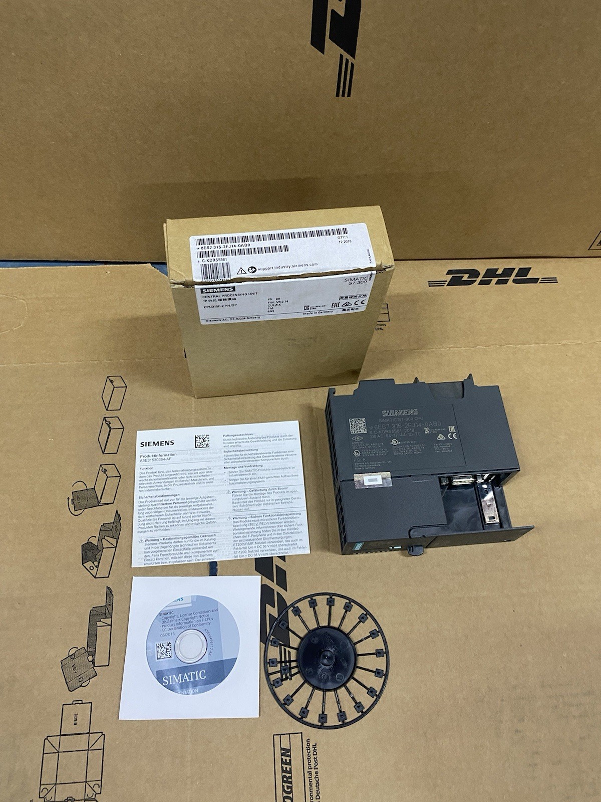 Siemens Simatic S7-300 CPU315F- 2PN/DP 6ES7315-2FJ14-0AB0 FS:08