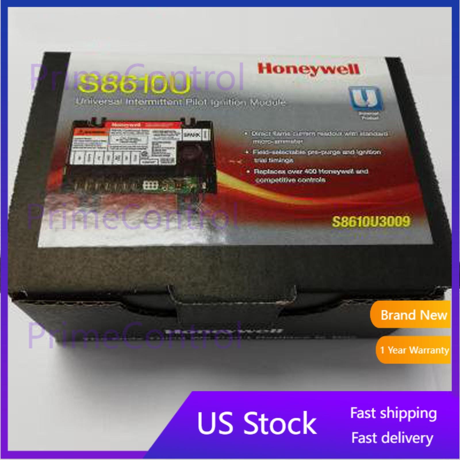 1PC New Honeywell S8610U3009 Universal Intermittent Pilot Ignition Module In Box