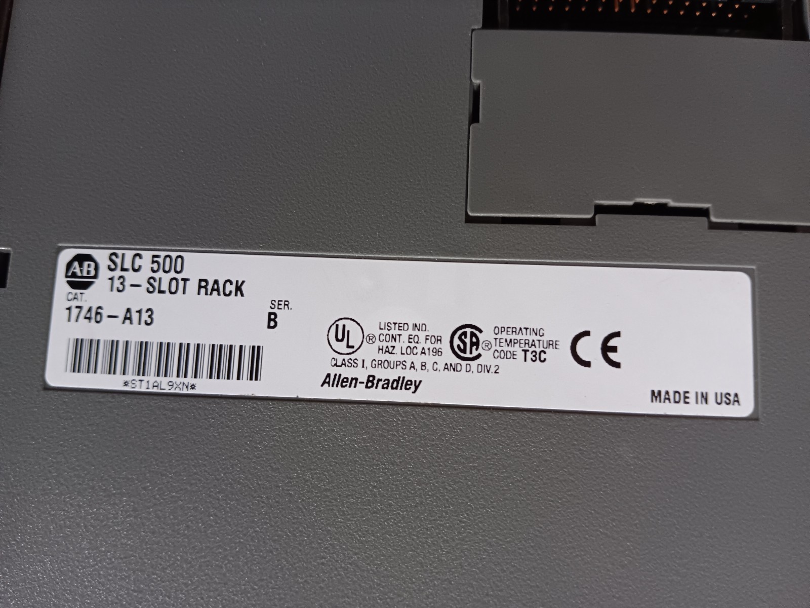 Allen-Bradley SLC 500 Bundle 1747-L541 SLC 5/04 CPU 1746-A13 13-Slot Rack I/O