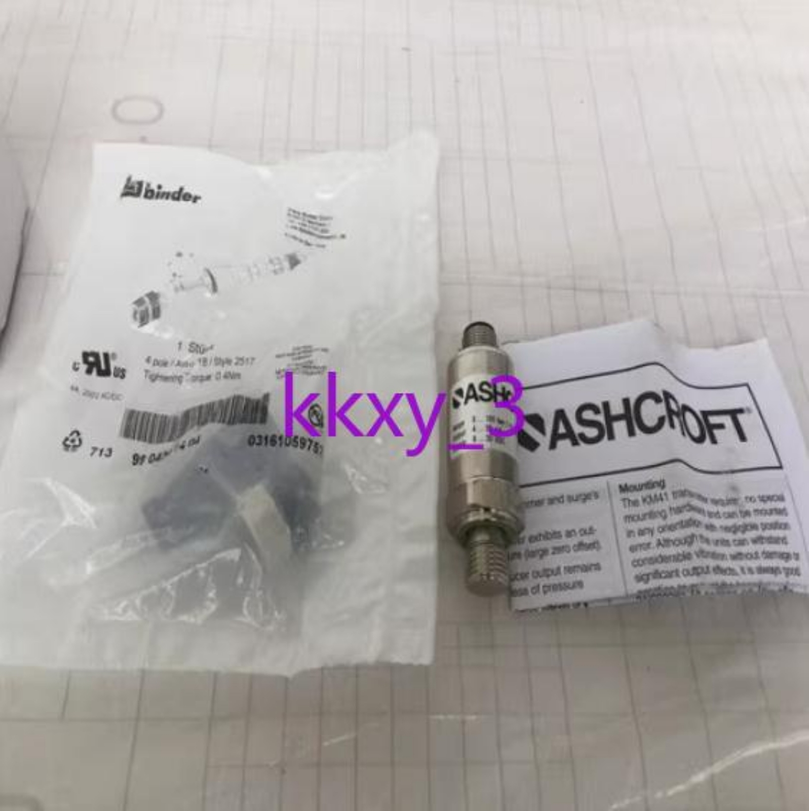 1 PCS NEW IN BOX ASHCROFT pressure sensor KM41 400Bar 0-10VDC 12-32VDC