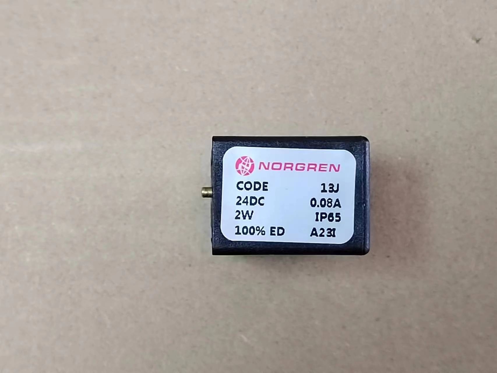 1PCS New NORGREN CODE 13J 24VDC 0.08A solenoid valve coil#F