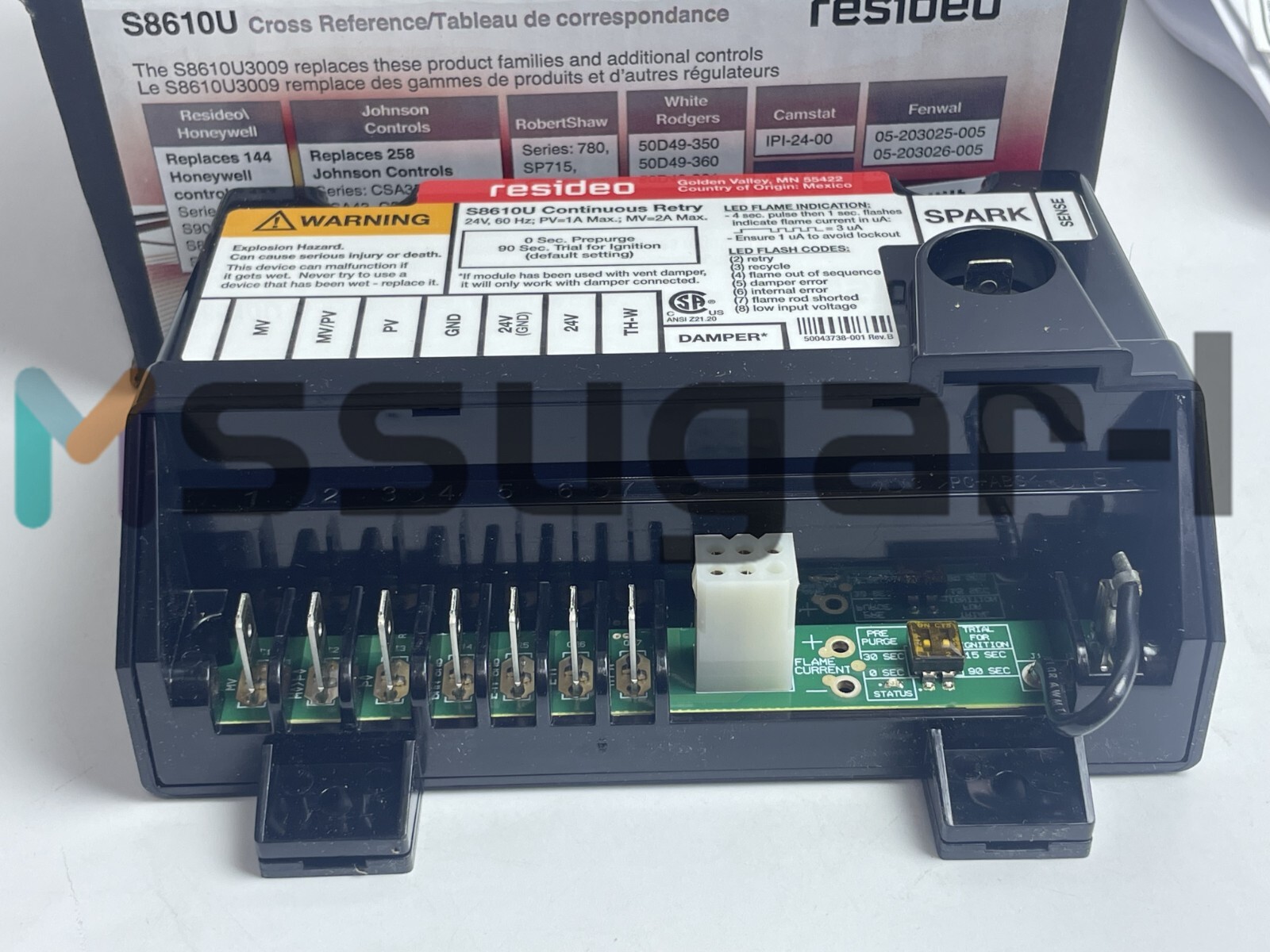 Honeywell S8610U Universal Intermittent Pilot Ignition Control S8610U3009 /