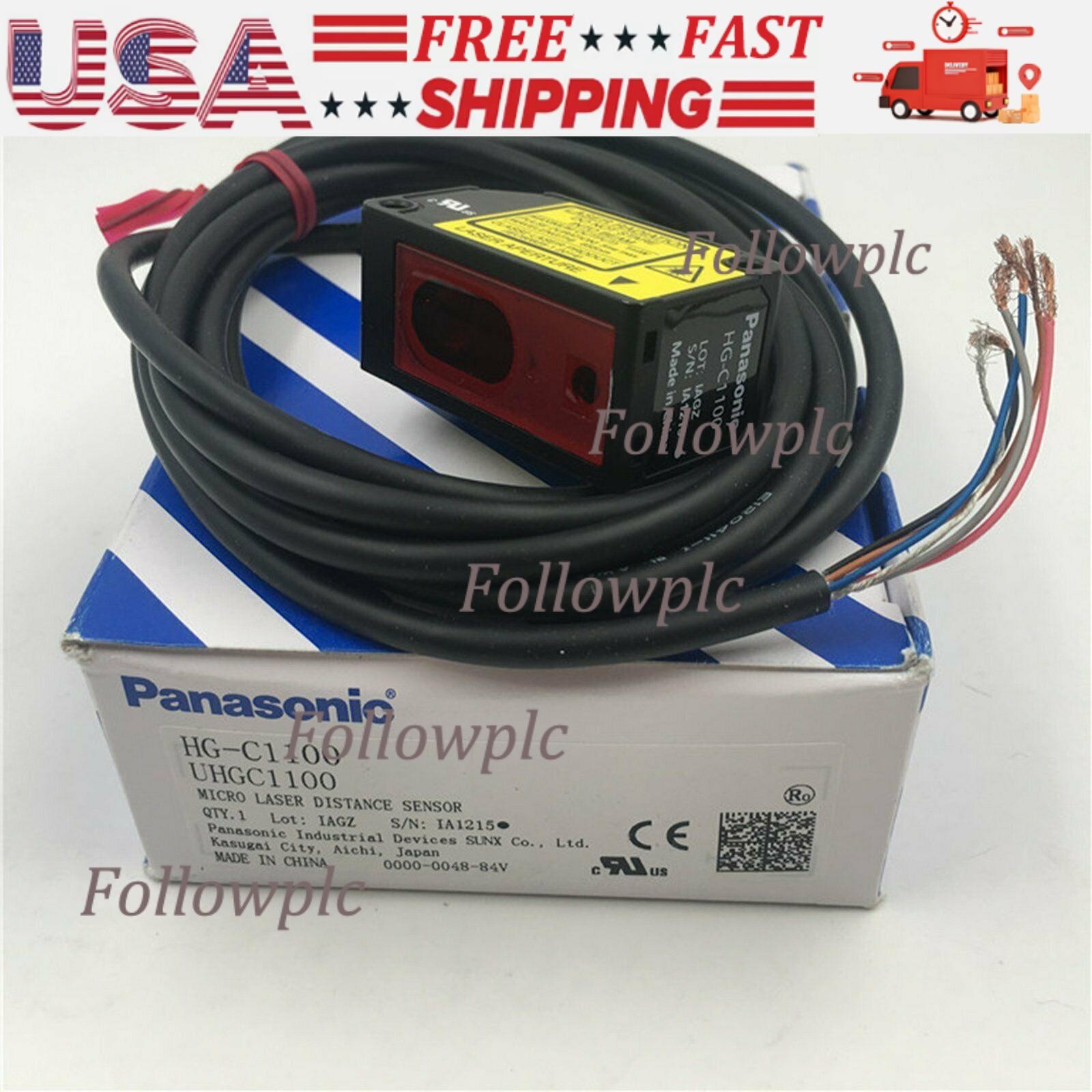 US Free TAX 1PC Panasonic Laser Displacement Sensor HG-C1100 New In Box