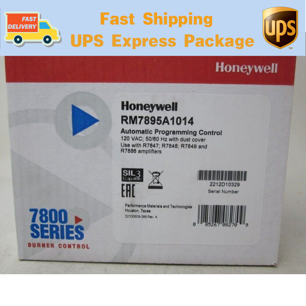 RM7895A1014 Honeywell Burner Control Expedited Shipping RM7895A1014 New Zy
