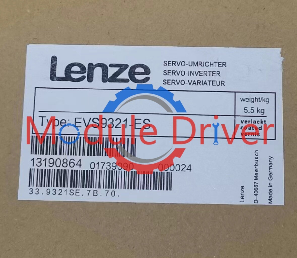 EVS9321-ES NEW LENZE SERVO INVERTER EVS9321ES