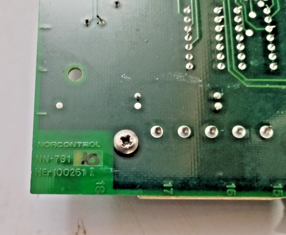 Norcontrol NN-791.10 I/O Processor Card HER 100261 Marine System Control Module