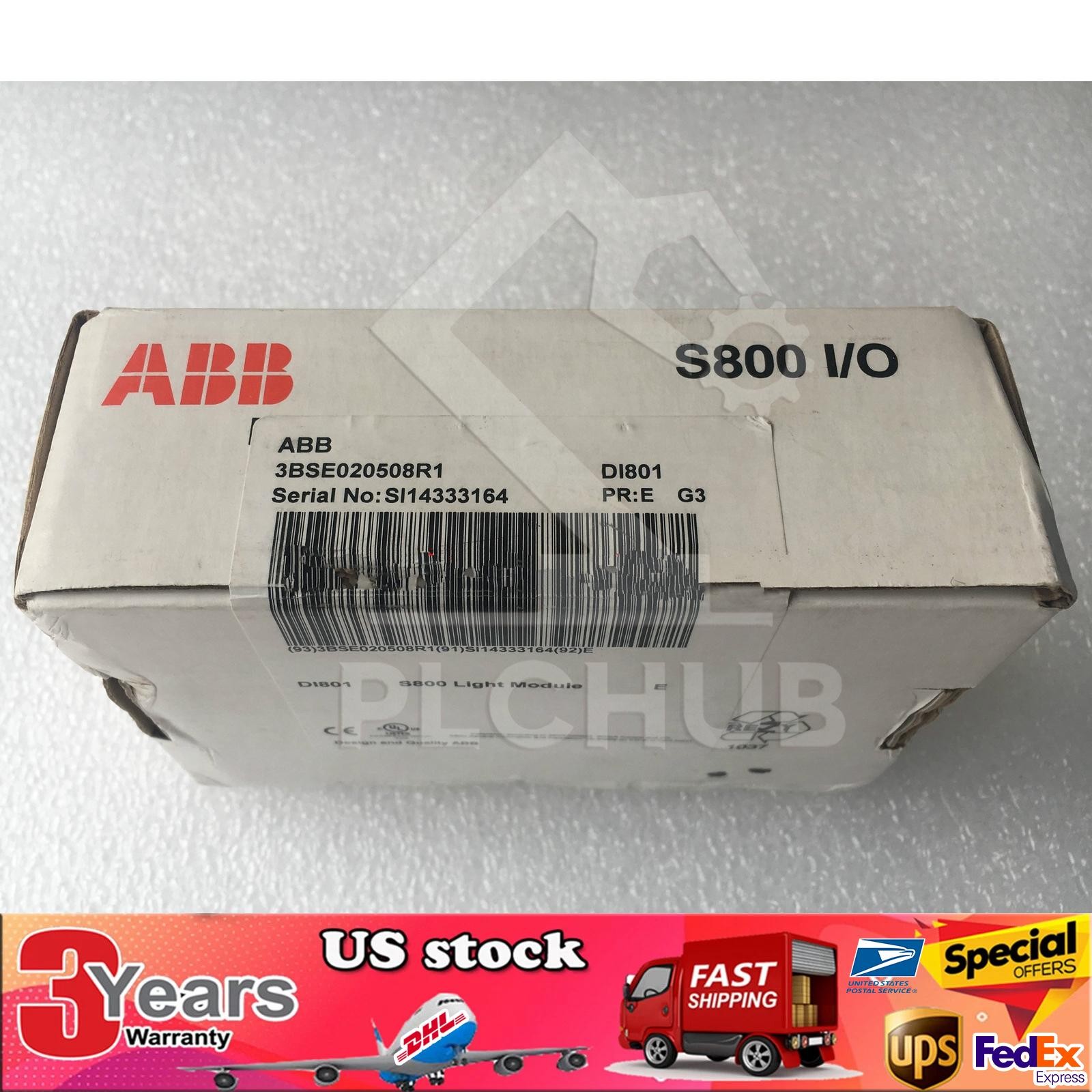 One NEW ABB I/O module DI801 3BSE020508R1 Free shipping