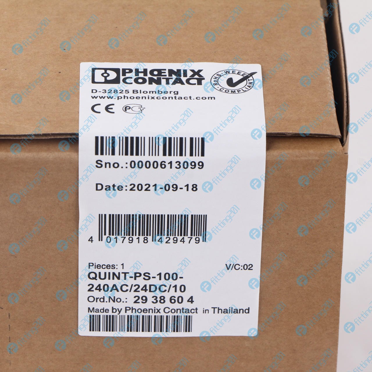 1PCS New PHOENIX CONTACT QUINT-PS-100-240AC/24DC/10 2938604