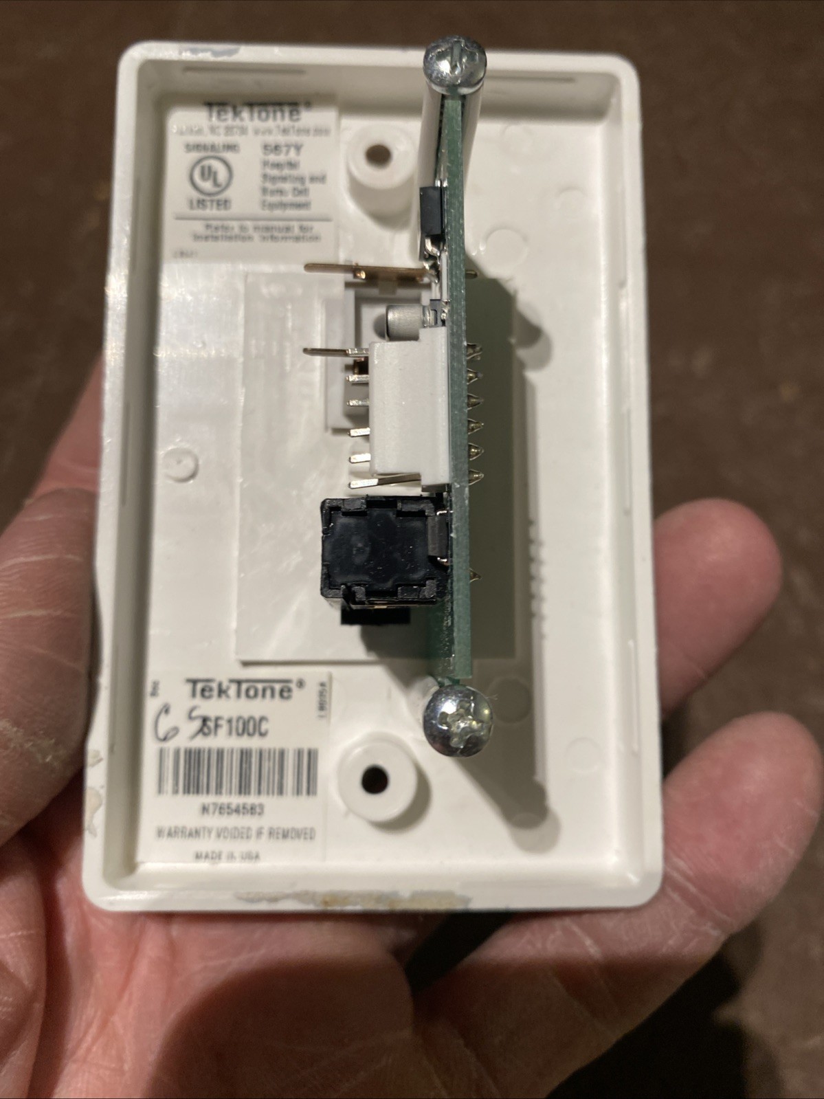 TEKTONE SF100C Hospital signaling nurse call white(used)#4