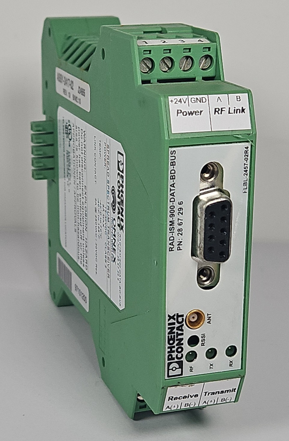 Phoenix Contact RAD-ISM-900-DATA-BD-BUS 2867296 Spread Spectrum Transceiver