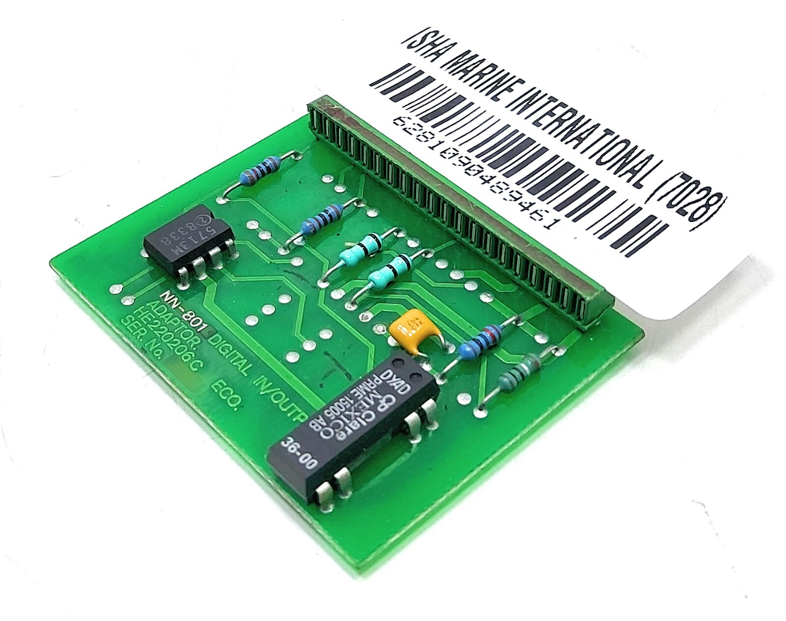 Nor Control NN-801 Digital IN/Output Adaptor HE220206C PCB Card