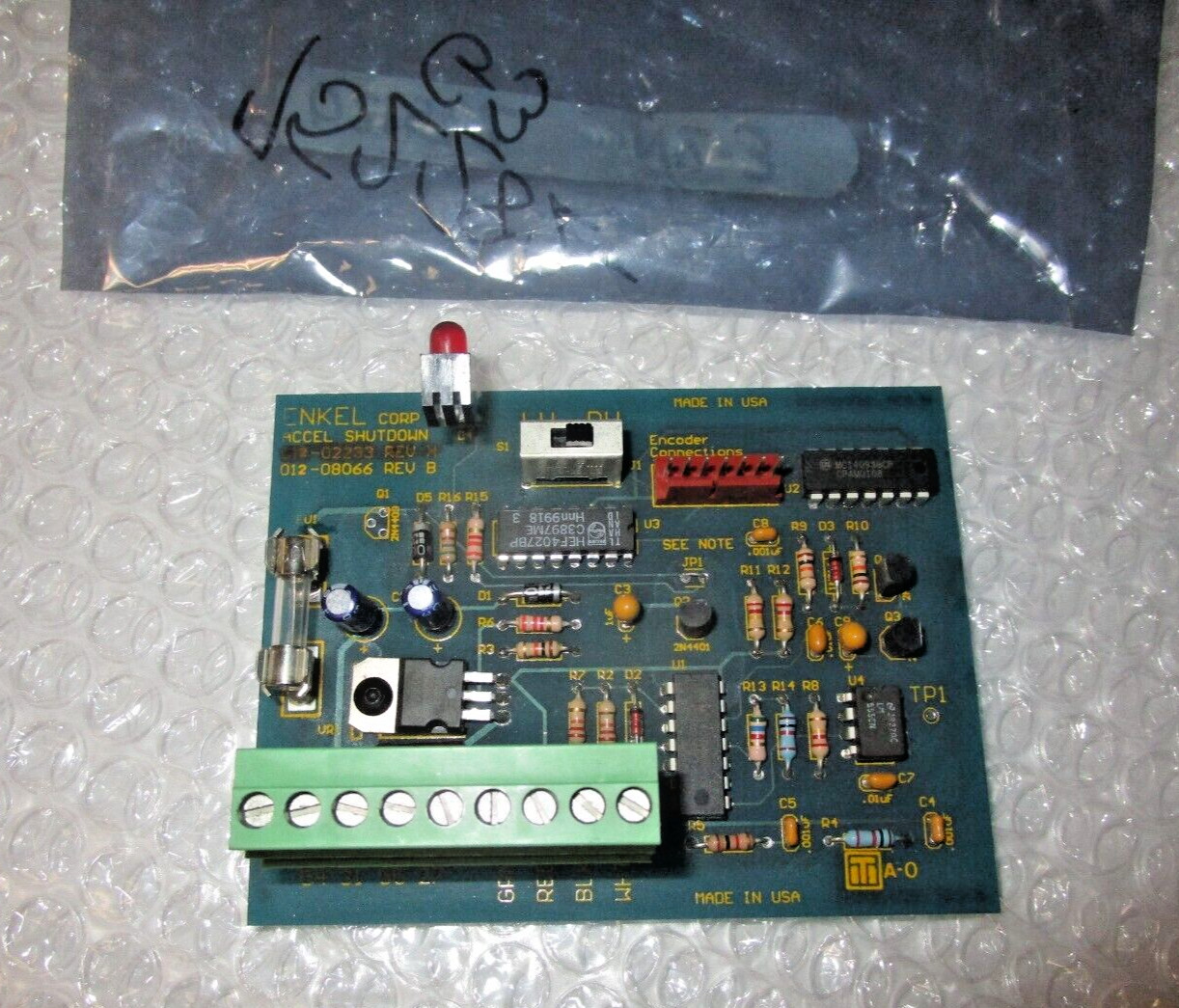ENKEL CORP. 012-02233 REV-H PC BOARD * NEW *