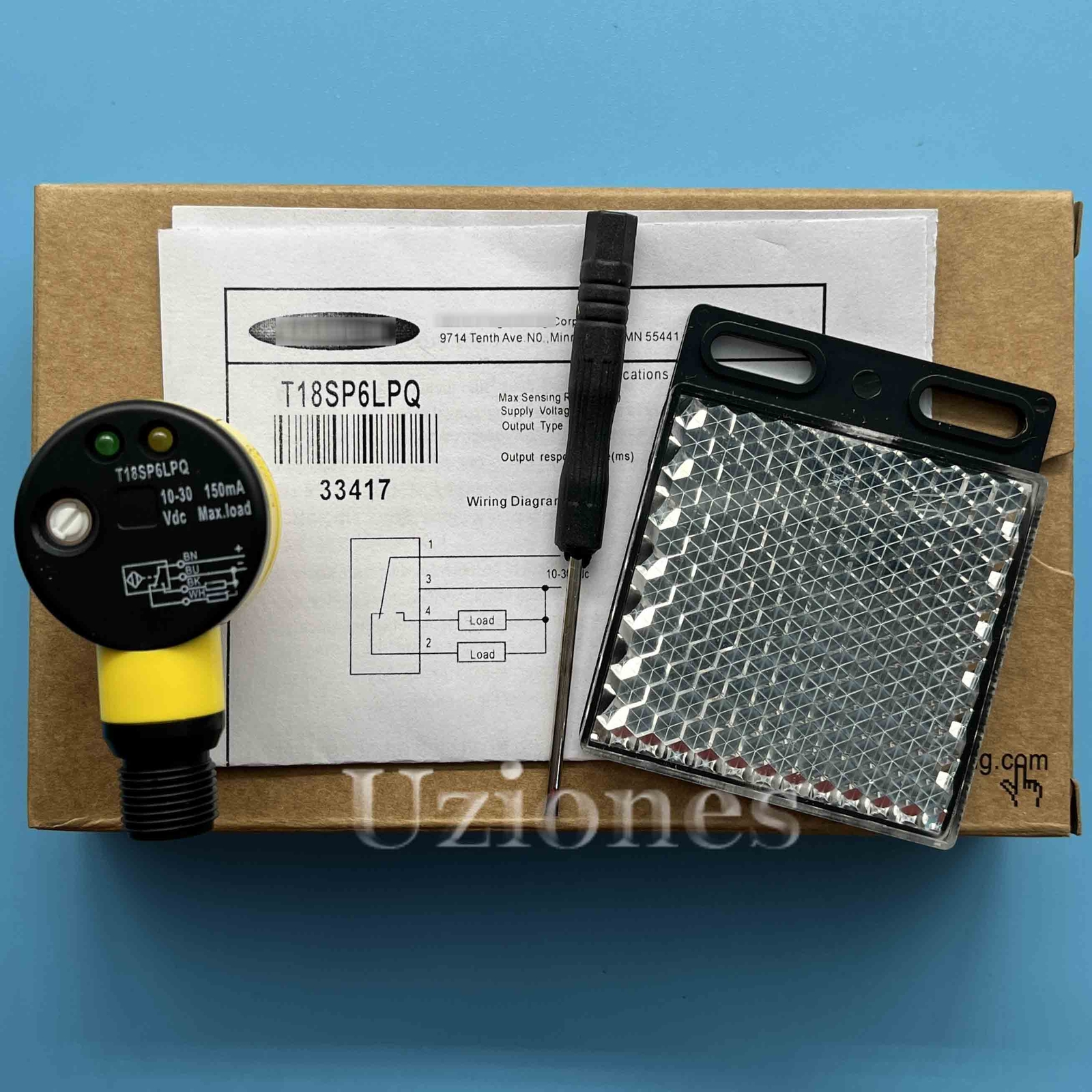 For Banner Engineering T18SP6LPQ Photoelectric Switch Sensor 10-30VDC 150mA