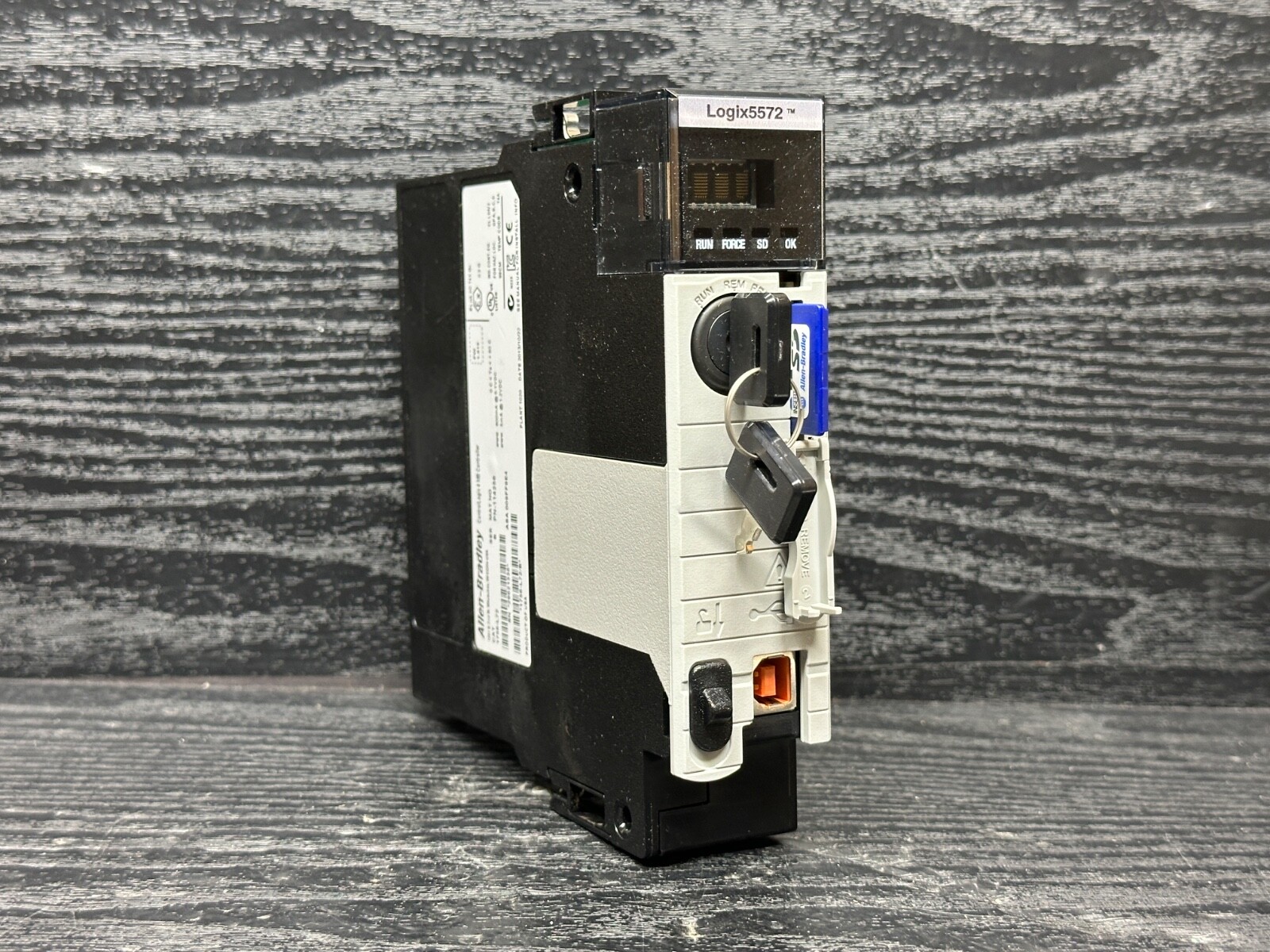 Allen Bradley 1756-L72 Ser B 1784-SD1 Ser A ControlLogix 5572 Processor 4MB CPU