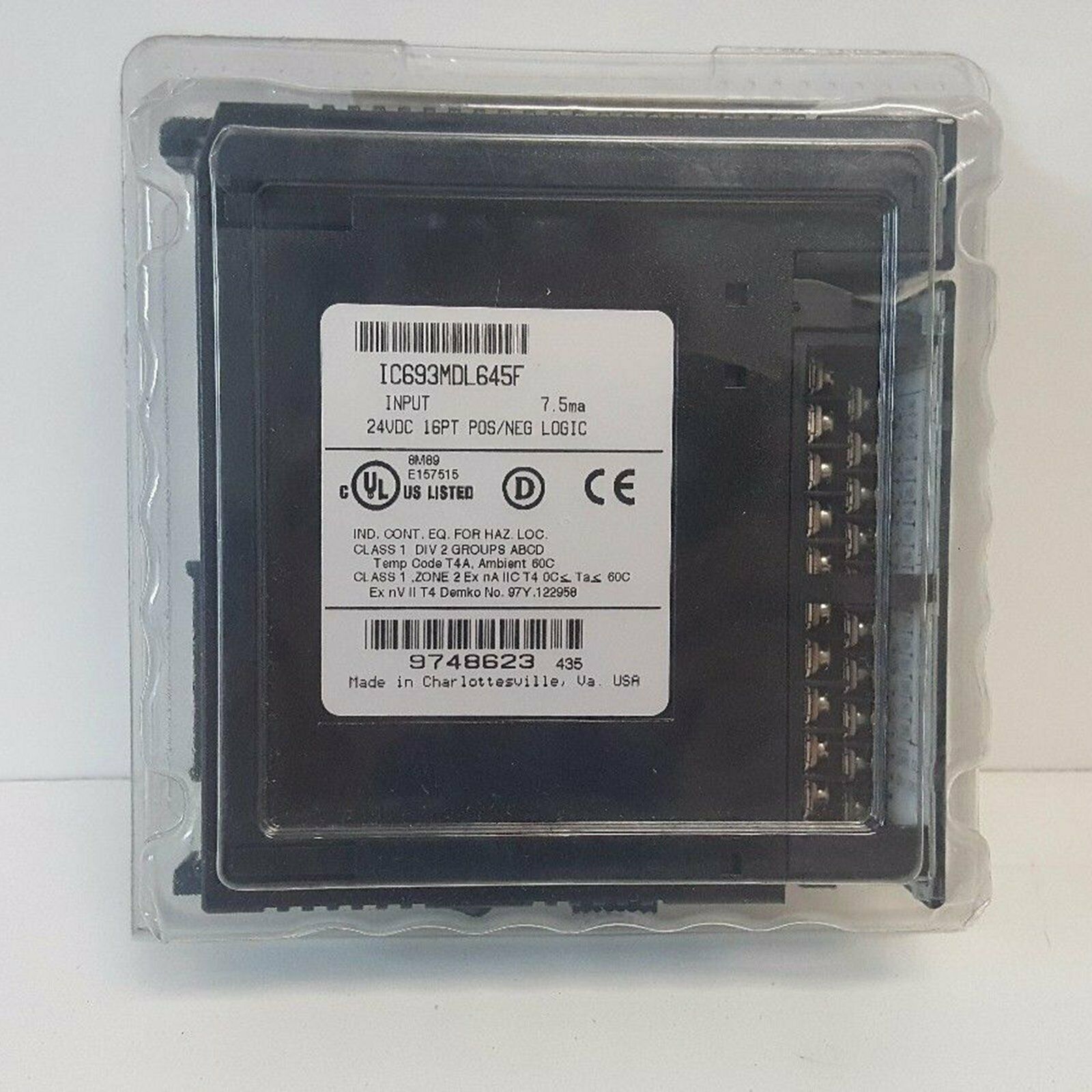 IC693MDL645F 1PC New GE Fanuc IC693MDL645F Input Module Expedited Shipping