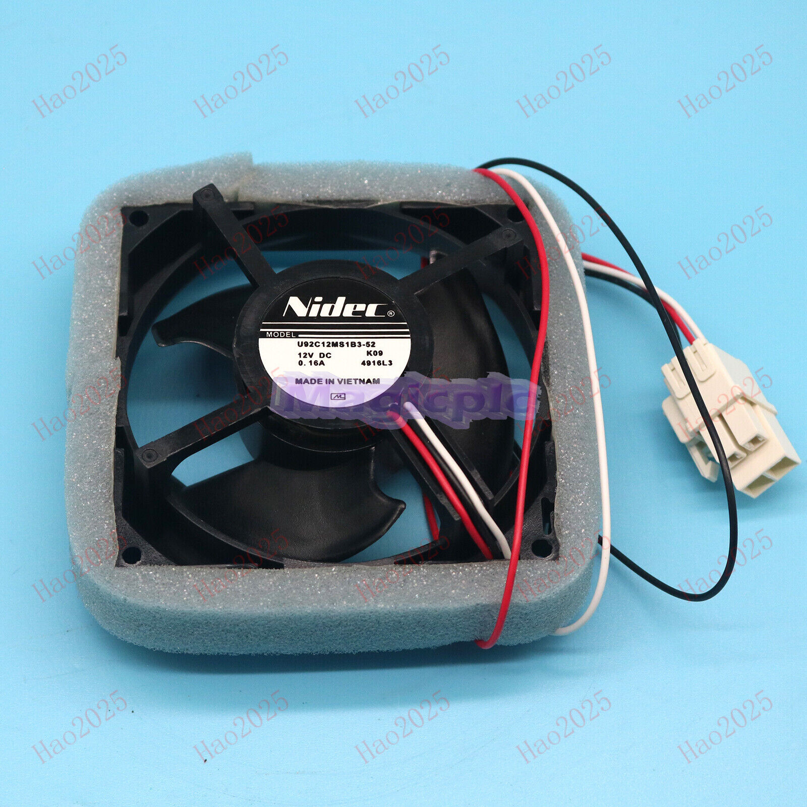 New U92C12MS1B3-52 Nidec 12V 0.16A Fan For Samsung Refrigerator Fan FAST SHIP