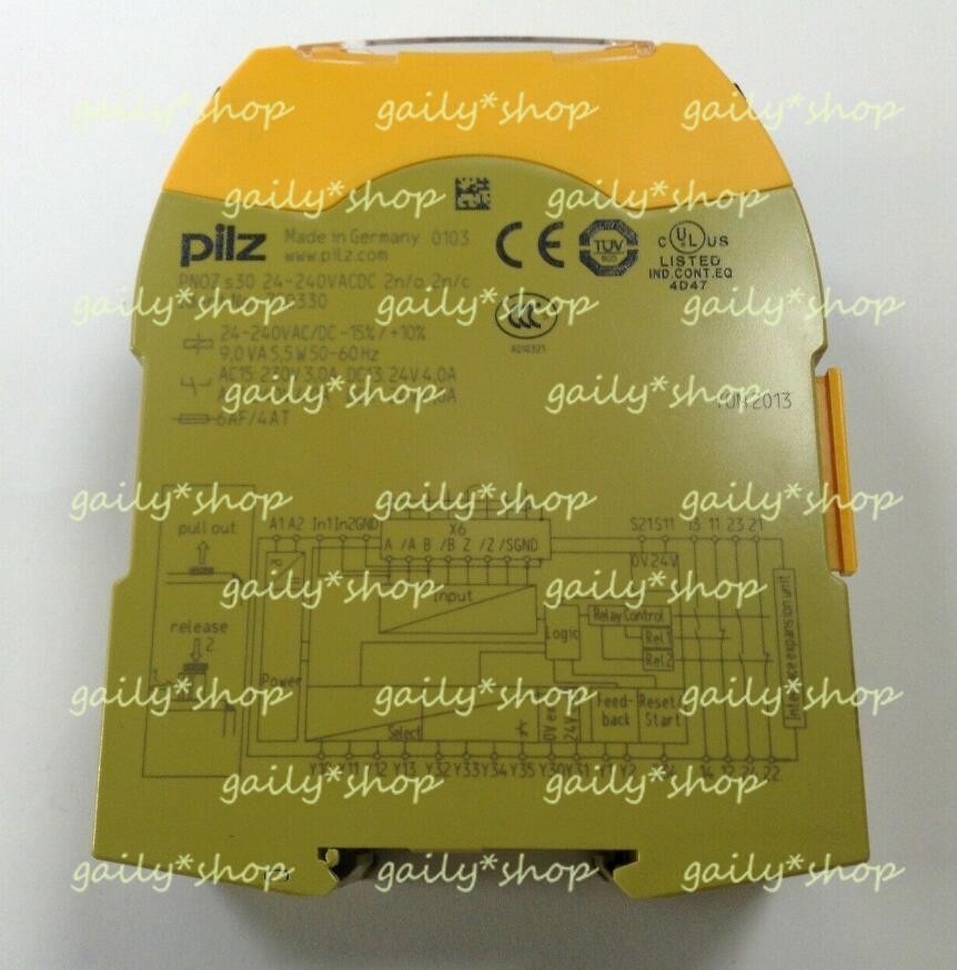 One Pilz PN0Z s30 24-240VACDC 2n/o 2n/c 750330 safety relay New