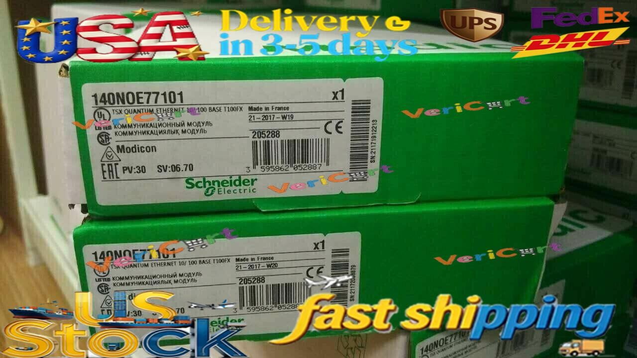 New Sealed Schneider 140NOE77101 MODICON TSX QUANTUM Ethernet Module