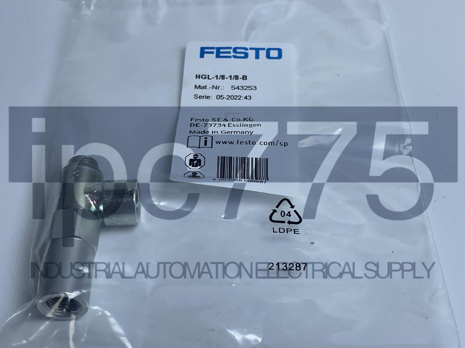1PCS NEW BRAND FESTO Cylinder HGL-1/8-1/8-B 543253