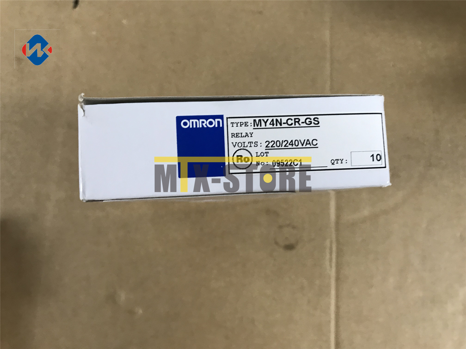 10pcs New Omron Relay MY4N-CR-GS replace MY4N-CR-J 220-240VAC